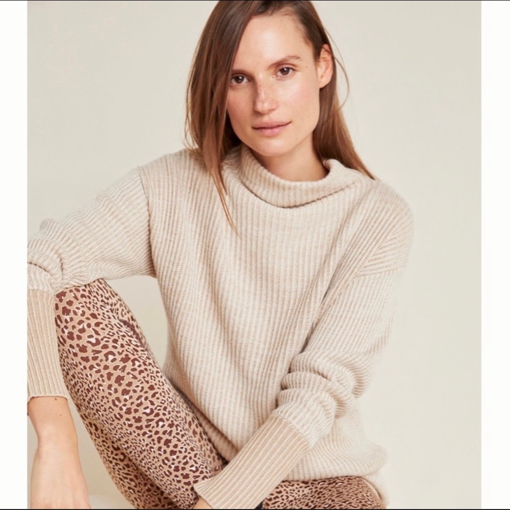 NWOT Varley Collins ribbed sweater medium